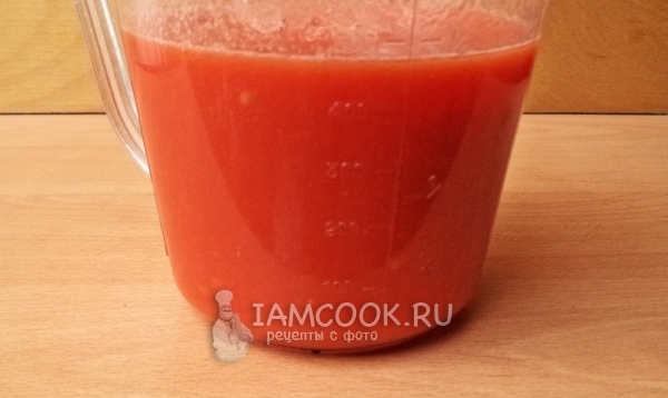 Измерить количество томатной массы