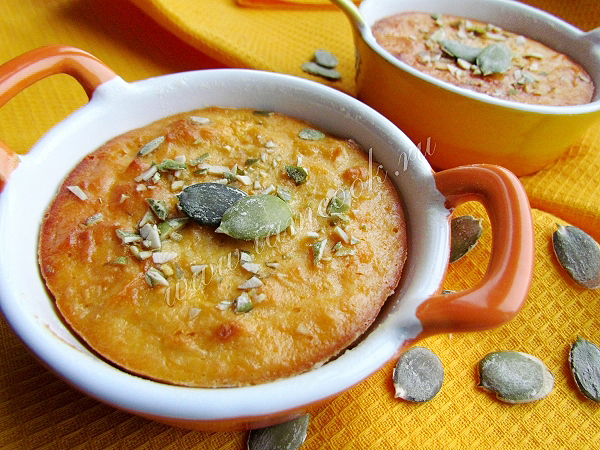 запеканка творожная с тыквой и яблоками