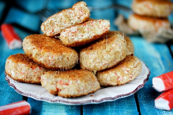 Рецепт котлет из крабовых палочек