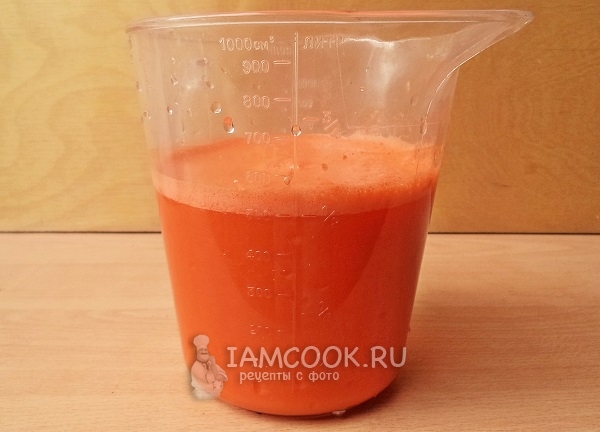 Измерить количество получившегося сока