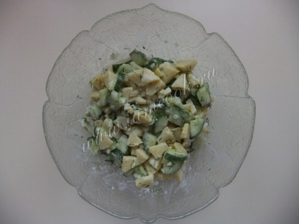 Фото салата из картофеля по-немецки