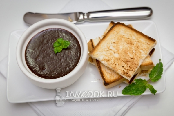 Рецепт шоколадно-ореховой пасты