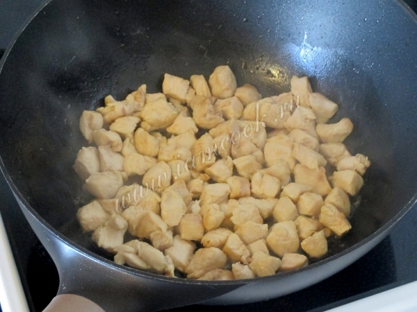 Обжарка курицы