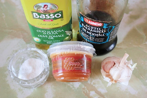 Ингредиенты для заправки салата