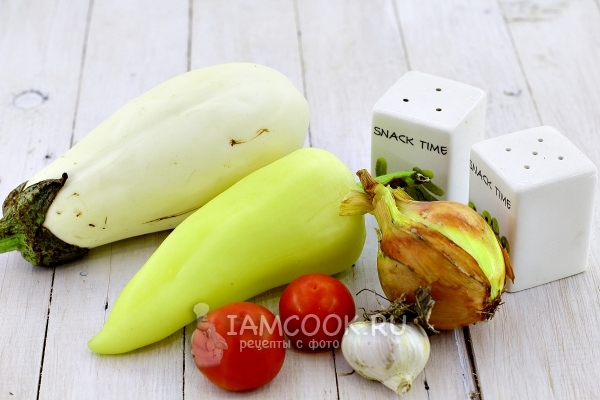 Ингредиенты для баклажанов тушенных в мультиварке-скороварке