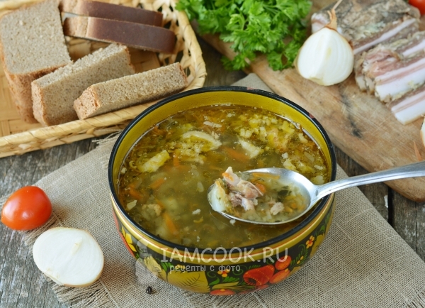 Рецепт зелёных щей из кисленицы