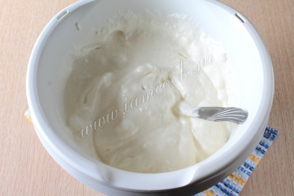 Яйца взбитые с сахаром