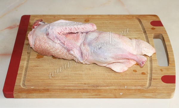 Половина тушки утки