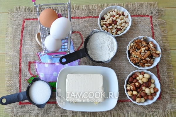 Ингредиенты для торта муравейника «Футбольный мяч»