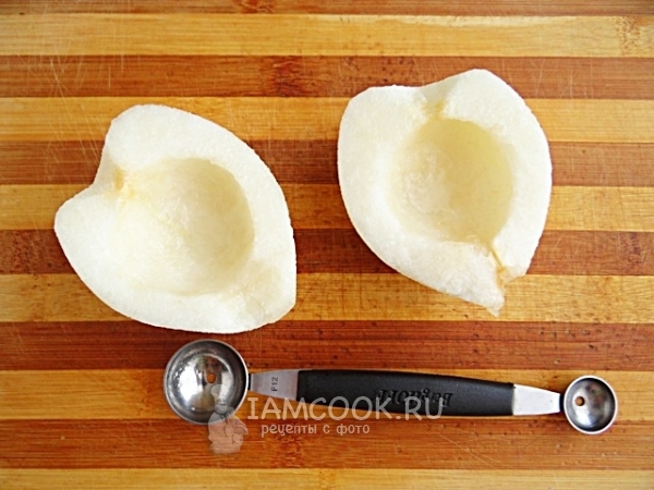 Почистить груши