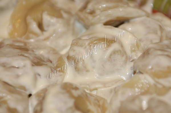 Фото пельменей со сметаной