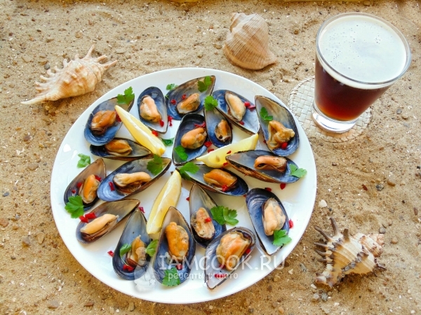 Фото запечённых мидий