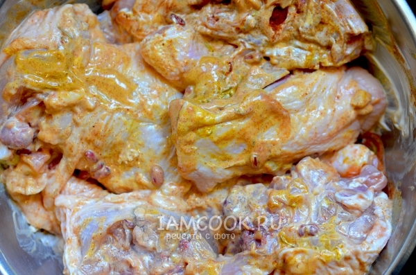 Замариновать курицу