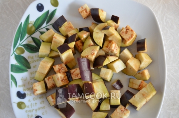 Порезать баклажан