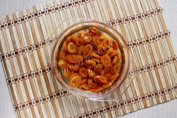 Курага замоченная