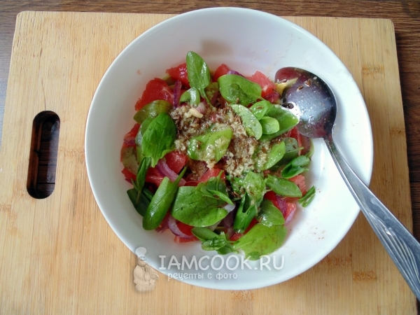 Положить заправку