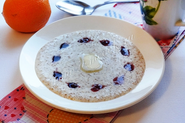 Рецепт пшеничной каши на молоке