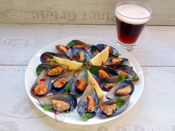 Готовые запечённые мидии