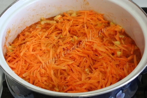 Морковь тертая