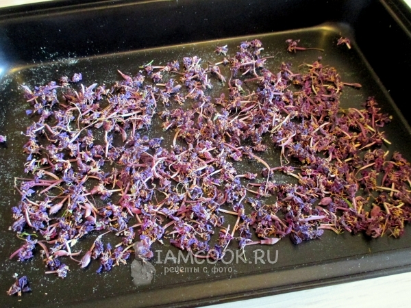 Высушить цветы