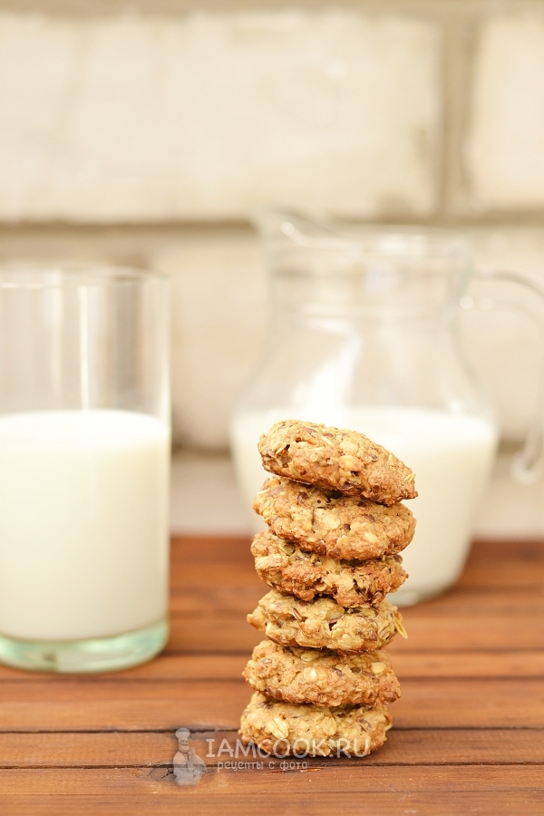 Рецепт диетического овсяного печенья