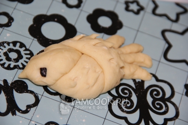 Птичка из теста