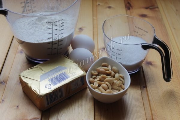 Ингредиенты для новогоднего печенья