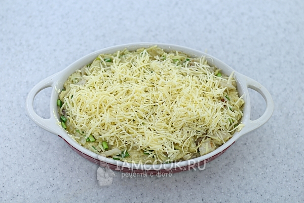 Посыпать сыром