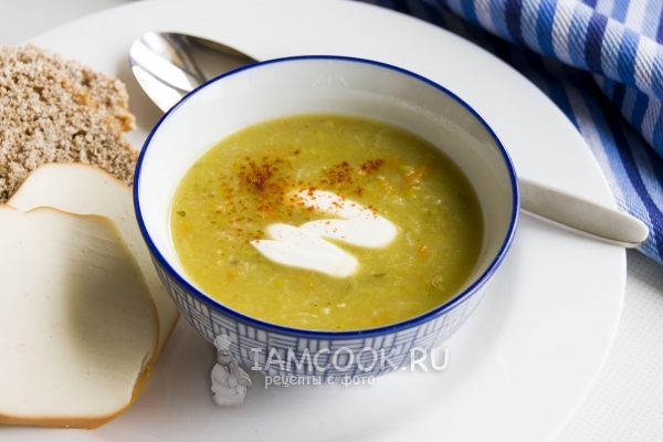 Фото бархатного горохового супа