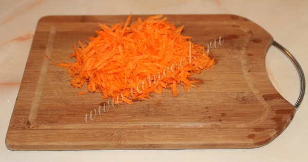 Тертая морковь