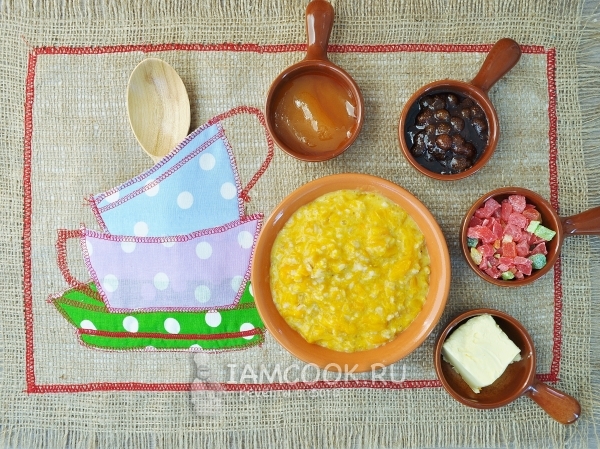 Тыквенная каша в мультиварке