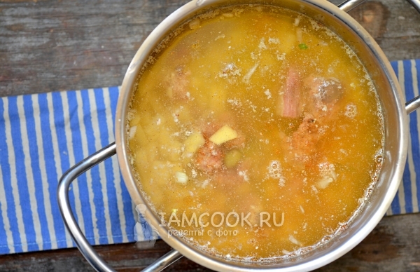 Залить водой и сварить