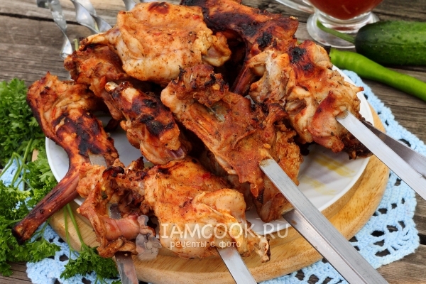 Фото шашлыка из кролика