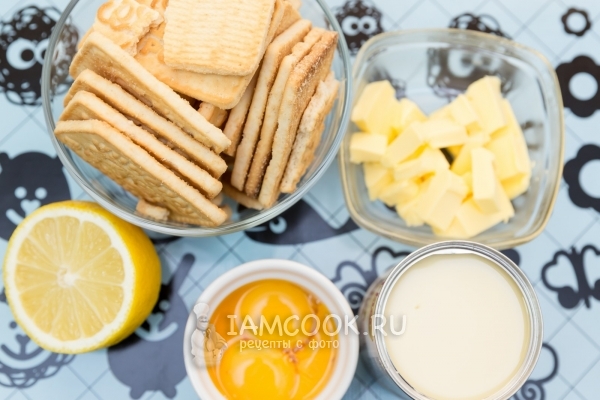 Ингредиенты для пирога со сгущенкой