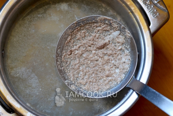 Снять накипь с бульона