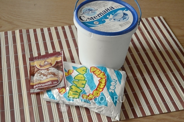 Ингредиенты для крема чиз для торта