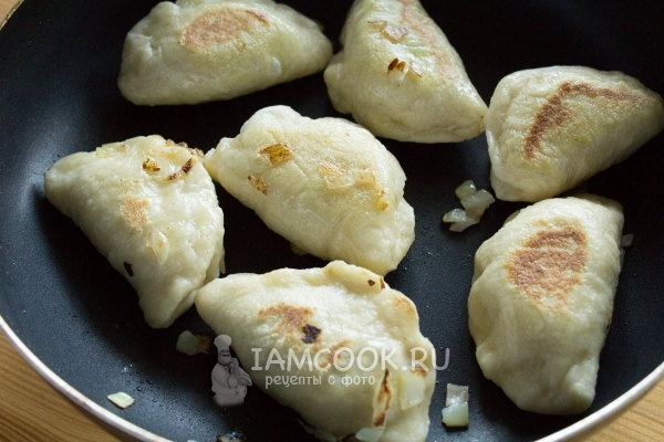 Пожарить вареники