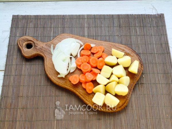 Порезать овощи