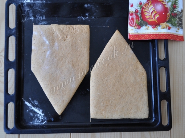 Запеченные стены-пряники