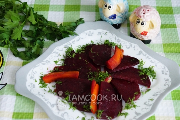 Рецепт ароматной запеченной свеклы