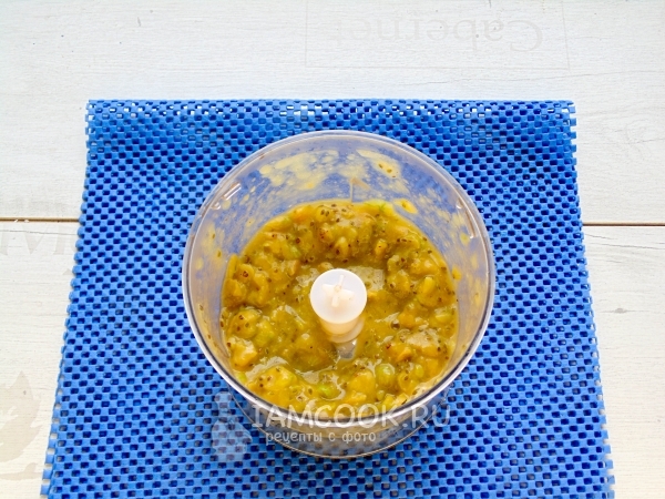 Измельчить крыжовник