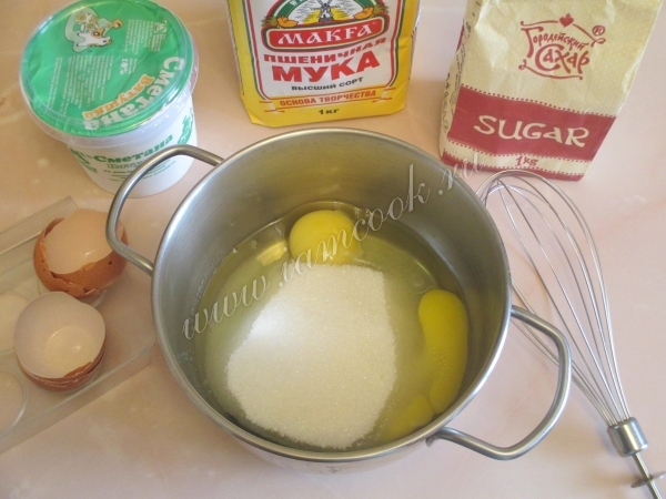 Яйца с сахаром