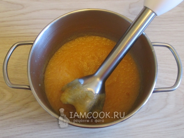 Измельчить овощи в пюре