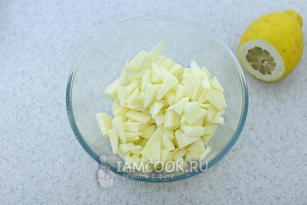 Порезать яблоки