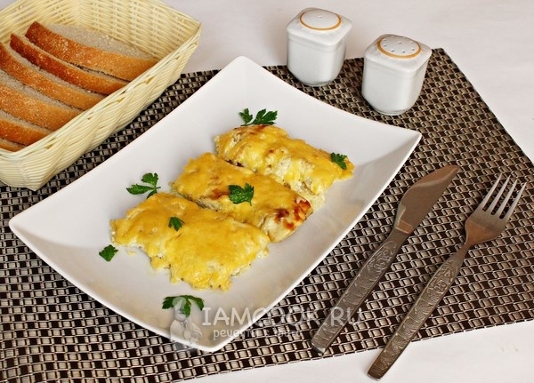 Рецепт филе минтая в духовке