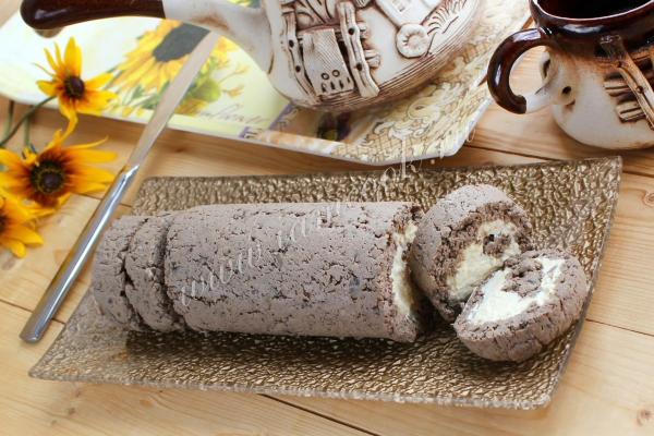 Готовим рулет из печени и сливочного масла