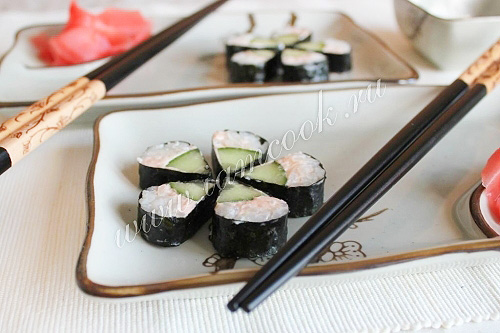 Ролл с лососевым маслом