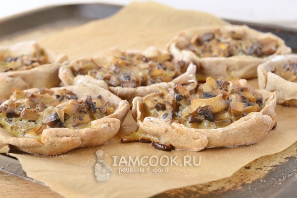 Готовые перепечи с грибами