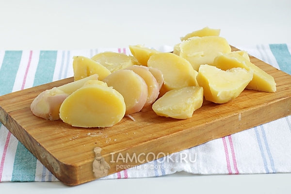 Порезать картофель