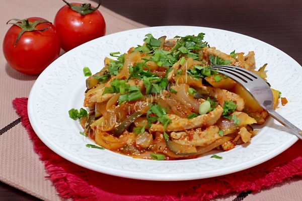 рецепт азу из свинины